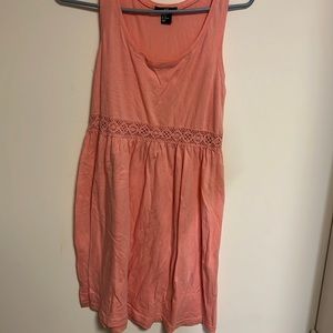 Salmon Mini Dress